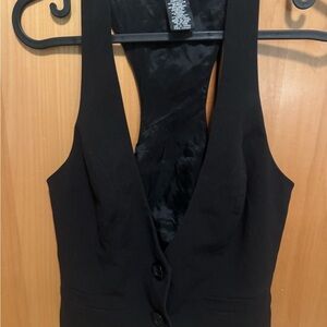 Rampage Elegant Black Vest